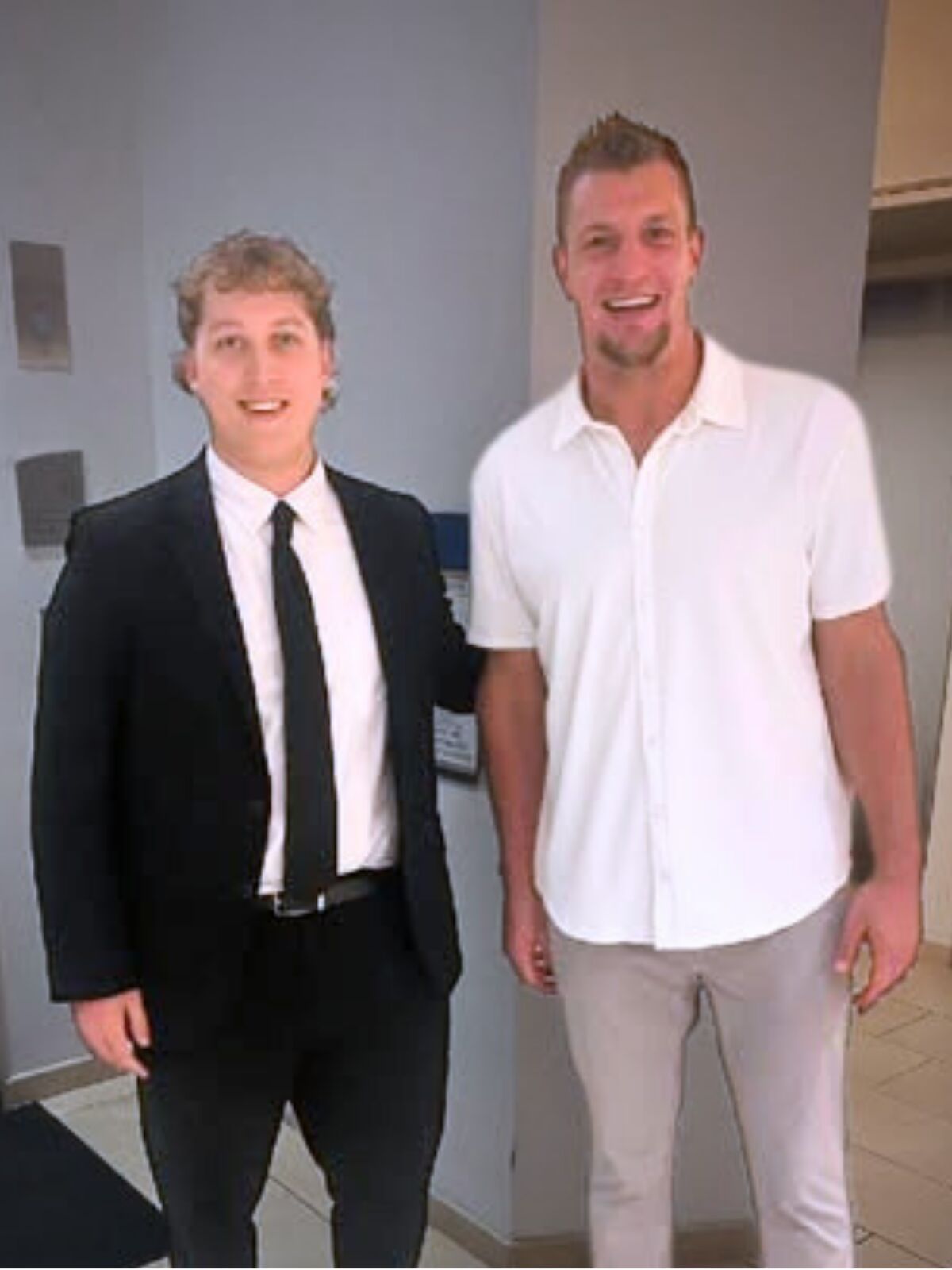 Semper Secure agent with NFL legend Rob Gronkowski