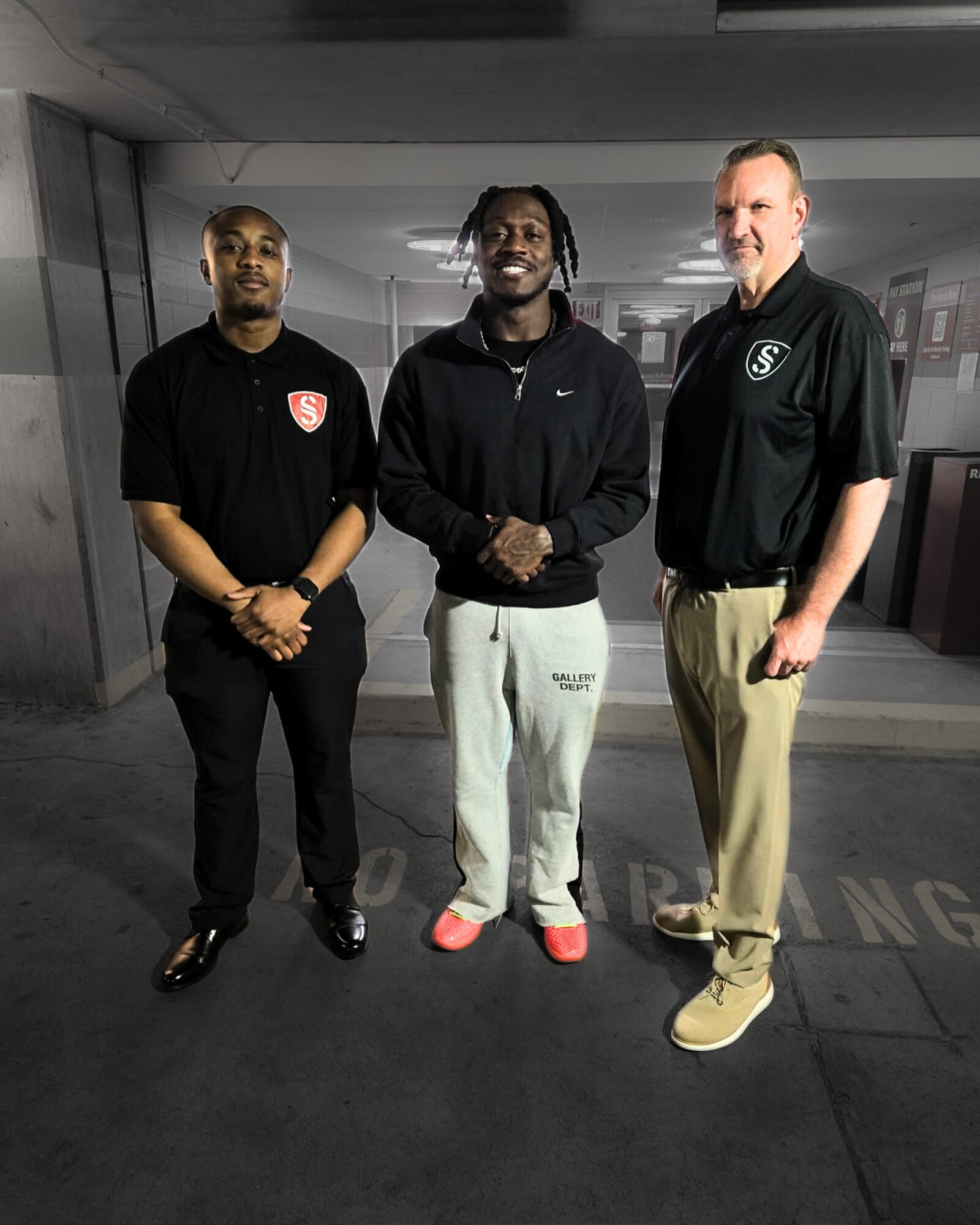 Semper Secure agents with NFL wide receiver AJ Brown