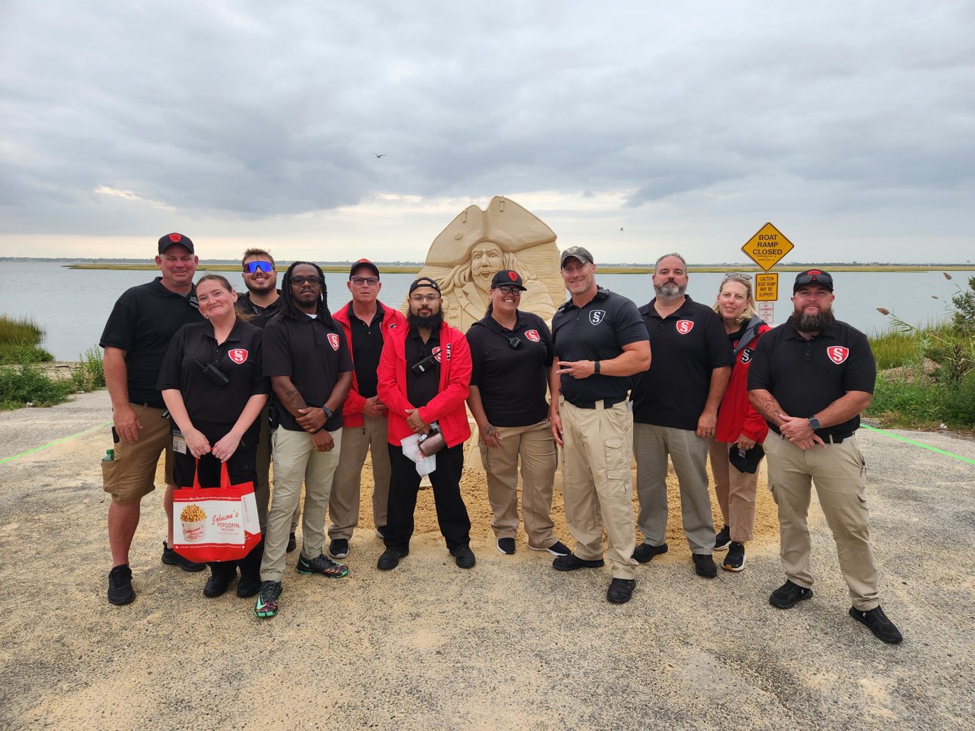 The Semper Secure team together on the waterfront